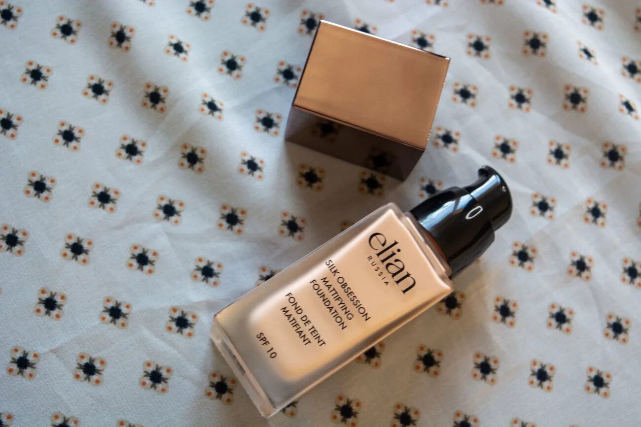 Elian mattifying foundation. Тональное средство silk obsession mattifying foundation spf 10.
