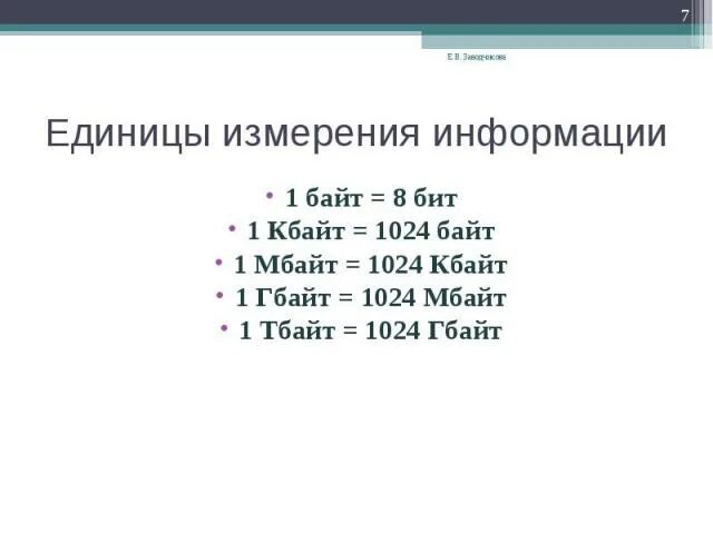 1 256 кбайт бит. Единицы измерения бит байт. Измерения в информатике байты. Таблица величин в информатике. Табличка бит байт.