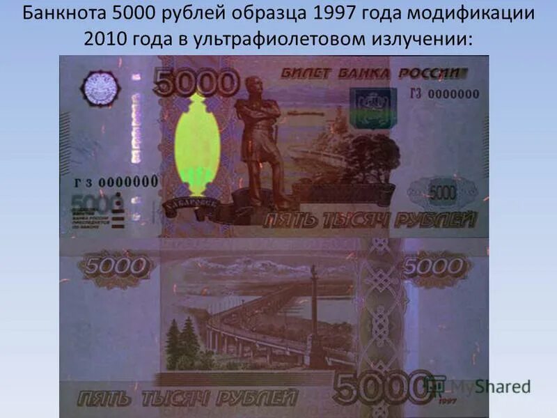 Купюры 2010