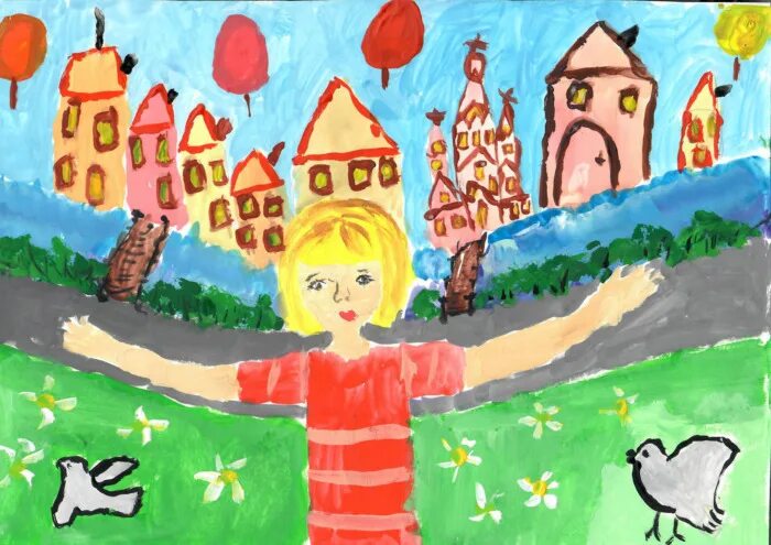Детский садик в нашем городе родном. Детский рисунок родного города. Детские рисунки мой город. Детские рисунки о родном городе. Мой город рисунки детей.