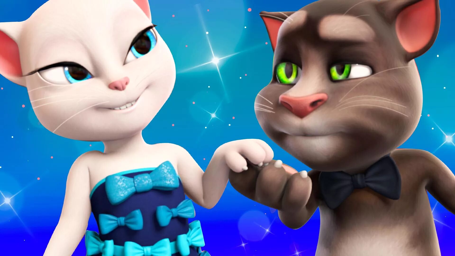 Говорящий том и друзья Анджела и том. My talking tom an1