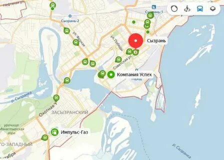 Жд вокзал сызрань карта