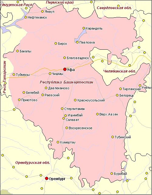 Местоположение республики башкортостан. Г Стерлитамак Республика Башкортостан карта города. Учалы на карте Башкирии. Карта Республики Башкортостан с городами. Города Башкирии на карте Башкирии.
