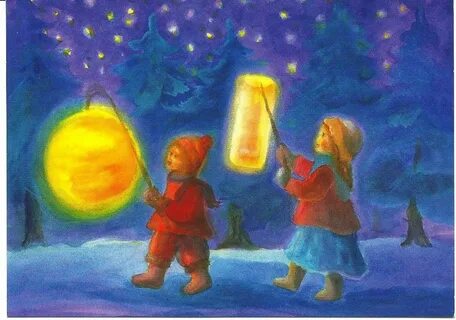 Песня гномиков с фонариками