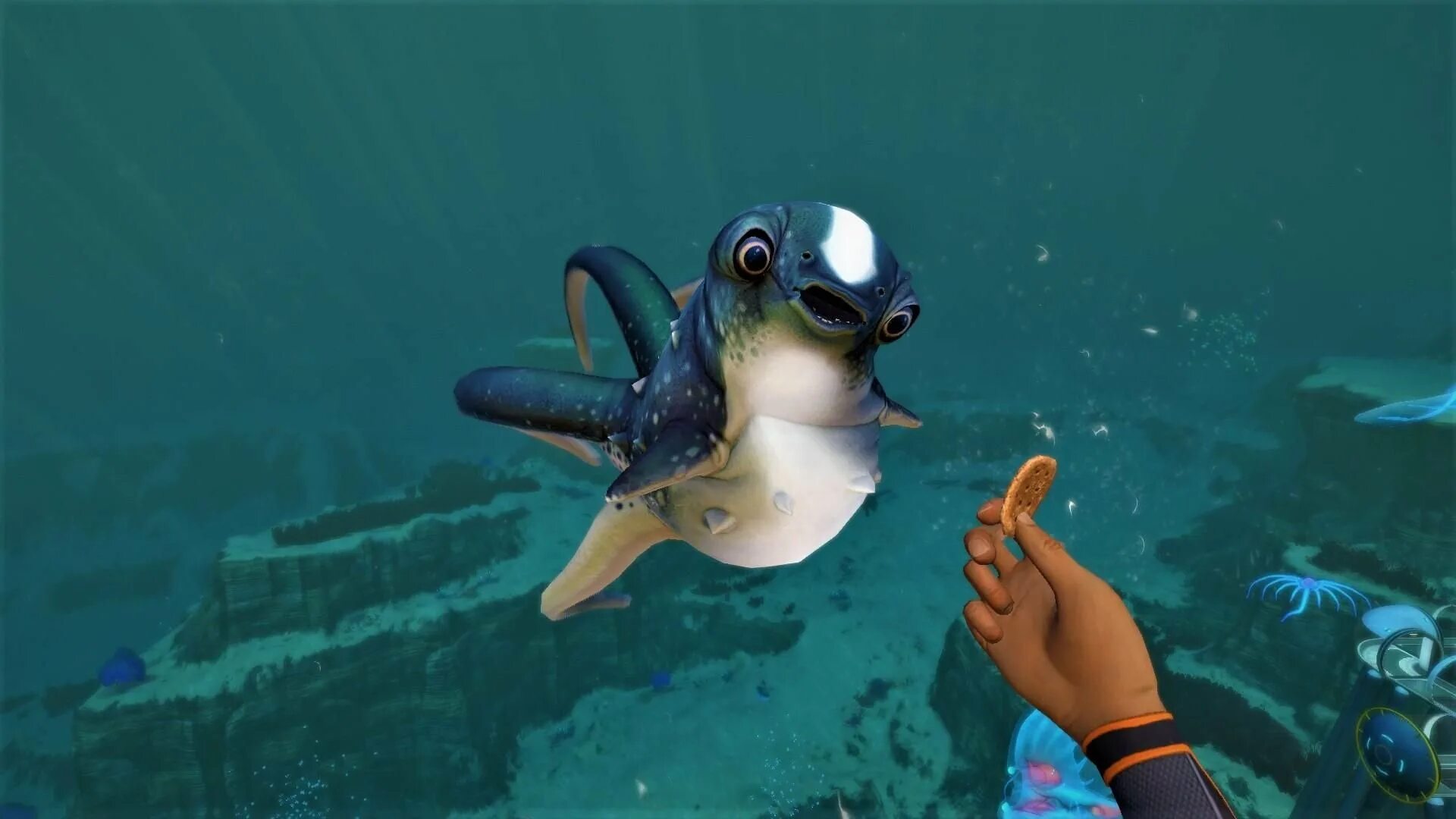 Сабнатика ласка. Сабнатика морской топтун. Crabsnake subnautica. Сабнатика ласка. Subnautica милая рыба.