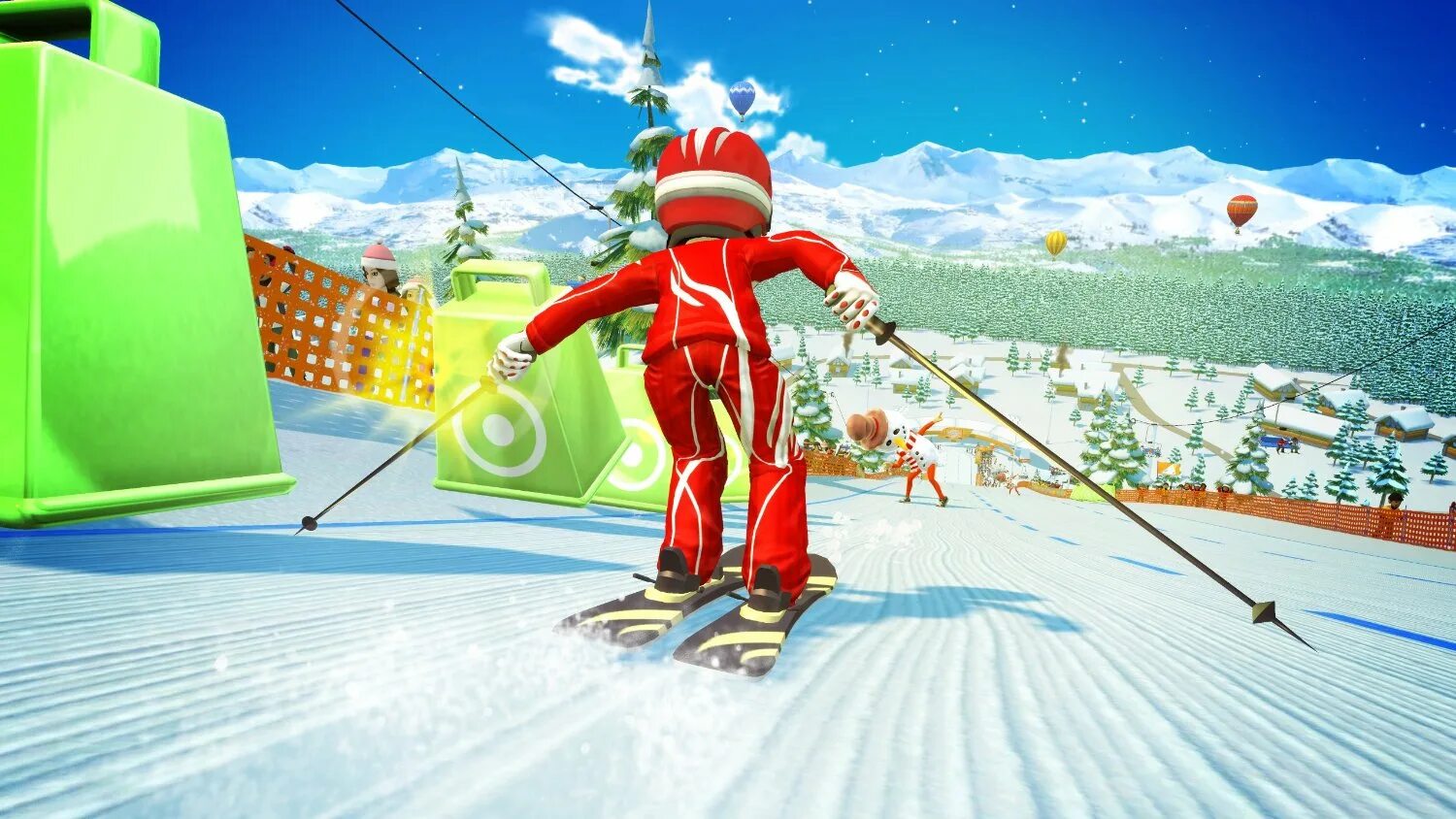 Видео игра с быстрым и активным. Kinect Sports Ultimate. Kinect Sports зимняя. Winter Sports Xbox 360. Xbox 360 игра спорт лыжи.