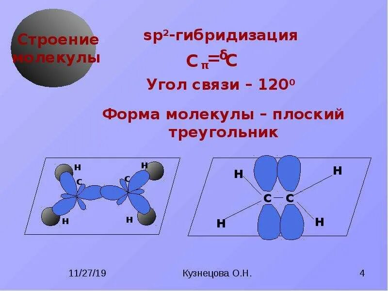 В молекуле этилена содержится