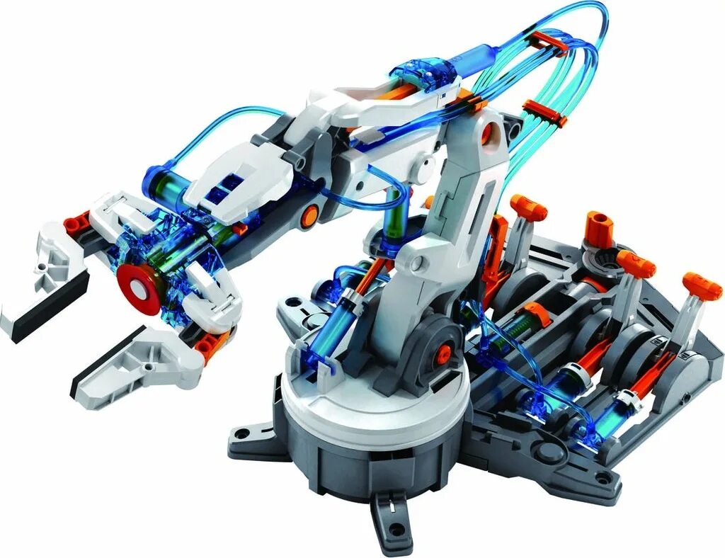 Роборука купить. Конструктор Hydraulic Robot Arm. Гидравлический манипулятор (Hydraulic Robot Arm). ROBOTIKITS Hydraulic Arm Edge. Бондибон гидравлический робот.