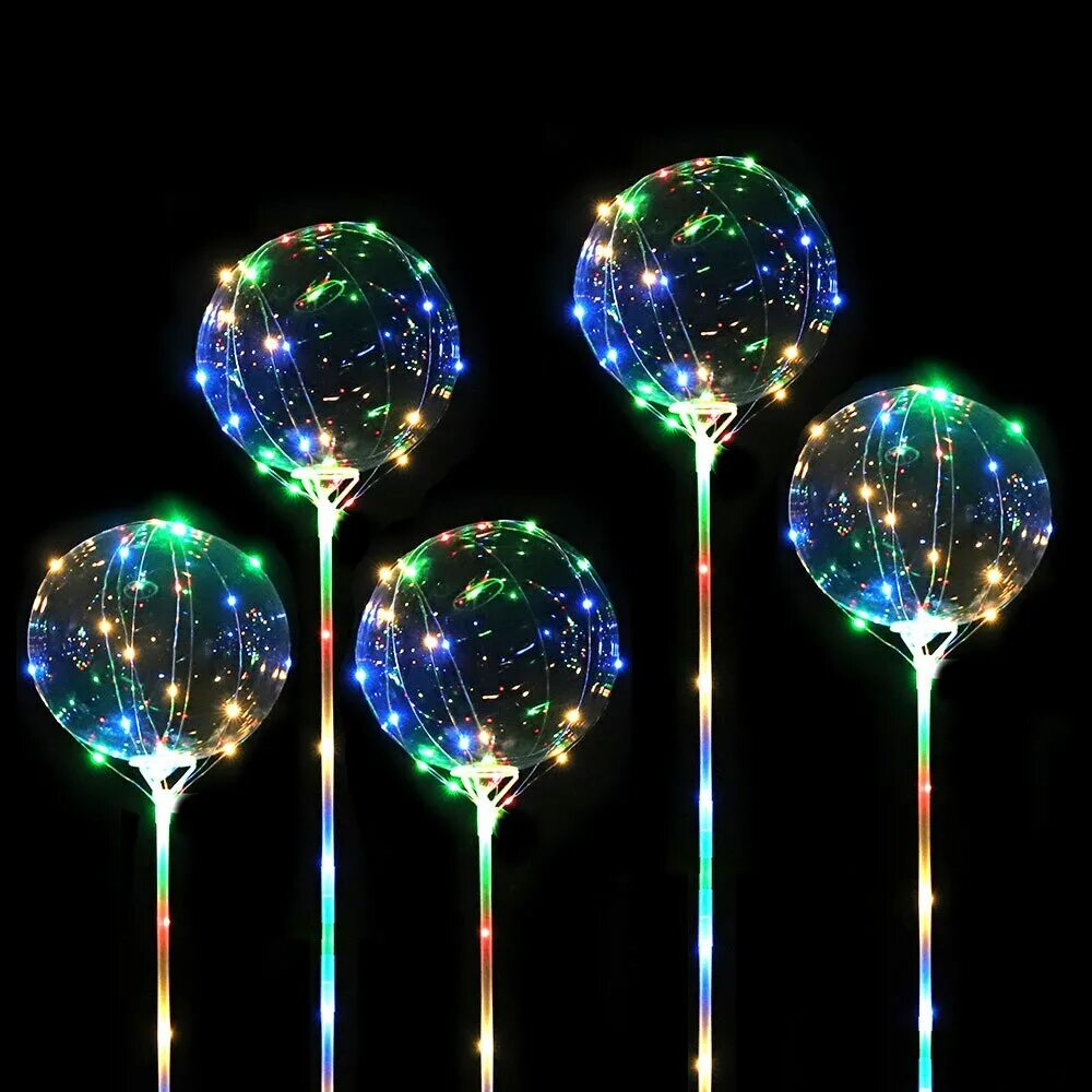 Светящиеся шары бобо. Светящийся led шар Bobo. Светящиеся шары на палочке. Прозрачный шар со светодиодами.
