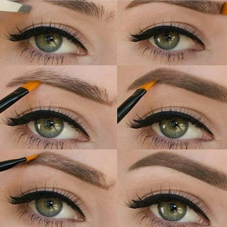 Поэтапный макияж бровей Anastasia Beverly Hills on Instagram: ""STEP BY STEP BROWS" using all #anastasia