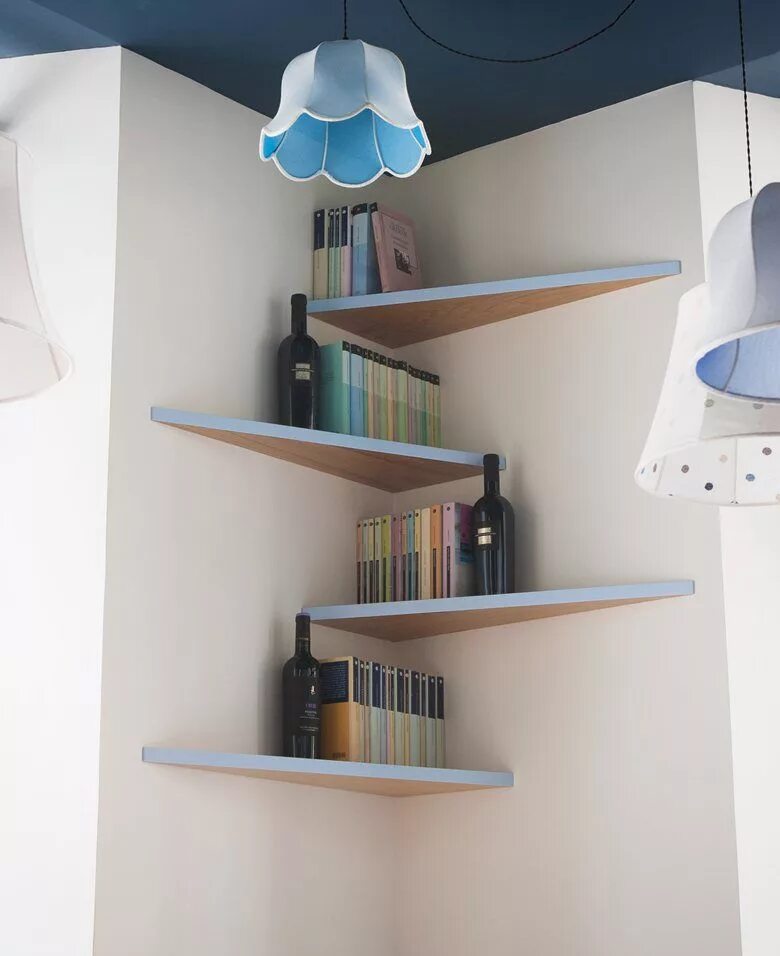 Two shelves. Угловые полки. Угловая полка в комнату. Дизайнерские полки. Угловая полка на стену.