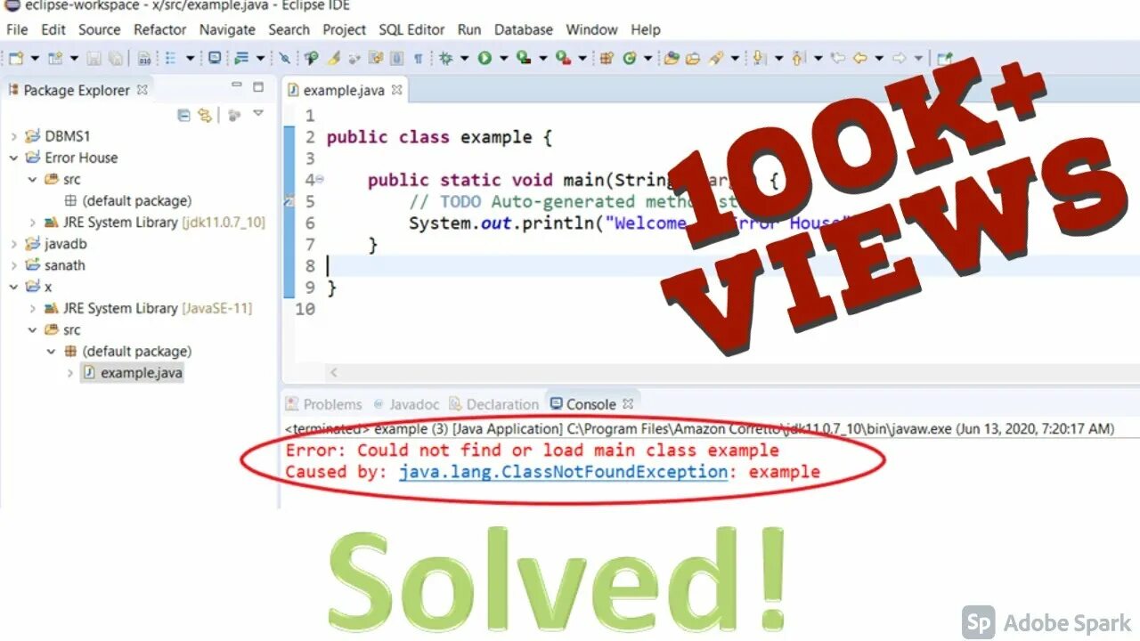 Caused by java lang classnotfoundexception main. Java not found ошибка. Main class java. Error class. Ошибка JDK not found.