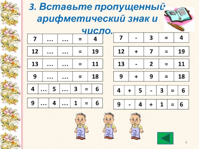 Вставь пропущенные цифры и знаки. Вставь пропущенный знак. Вставь пропущенные арифметические знаки. Вставь арифметические знаки 2 класс.