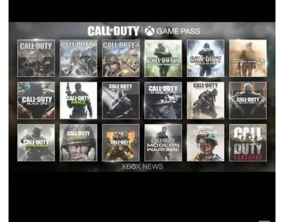 Xbox pass call of duty