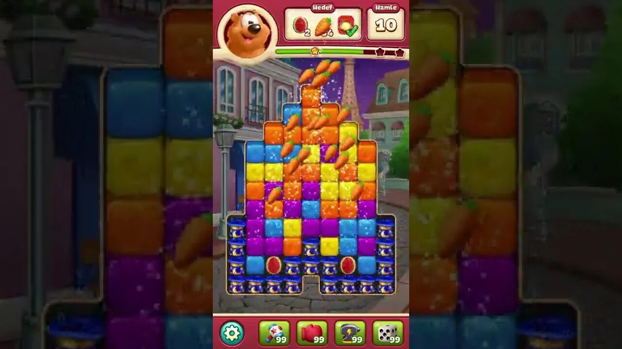 Как проходить уровни toon blast. Toon blast уровень 6284.