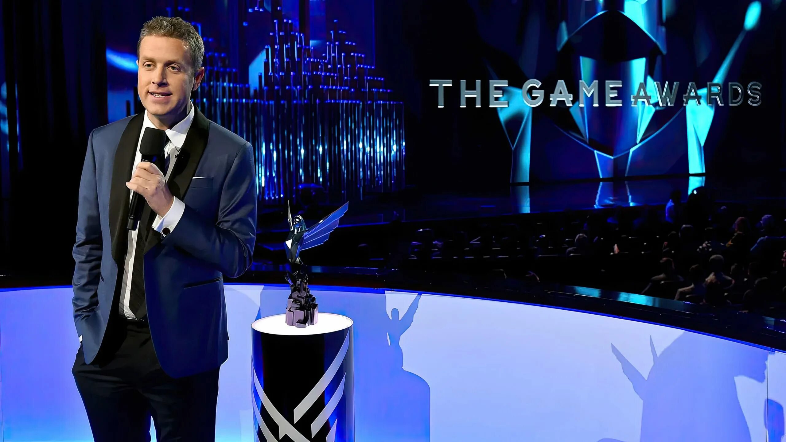 Обучение ведущих игры. Джефф Кили гейм Авардс. The game Awards 2021. Game Awards награда. The game Awards 2022.