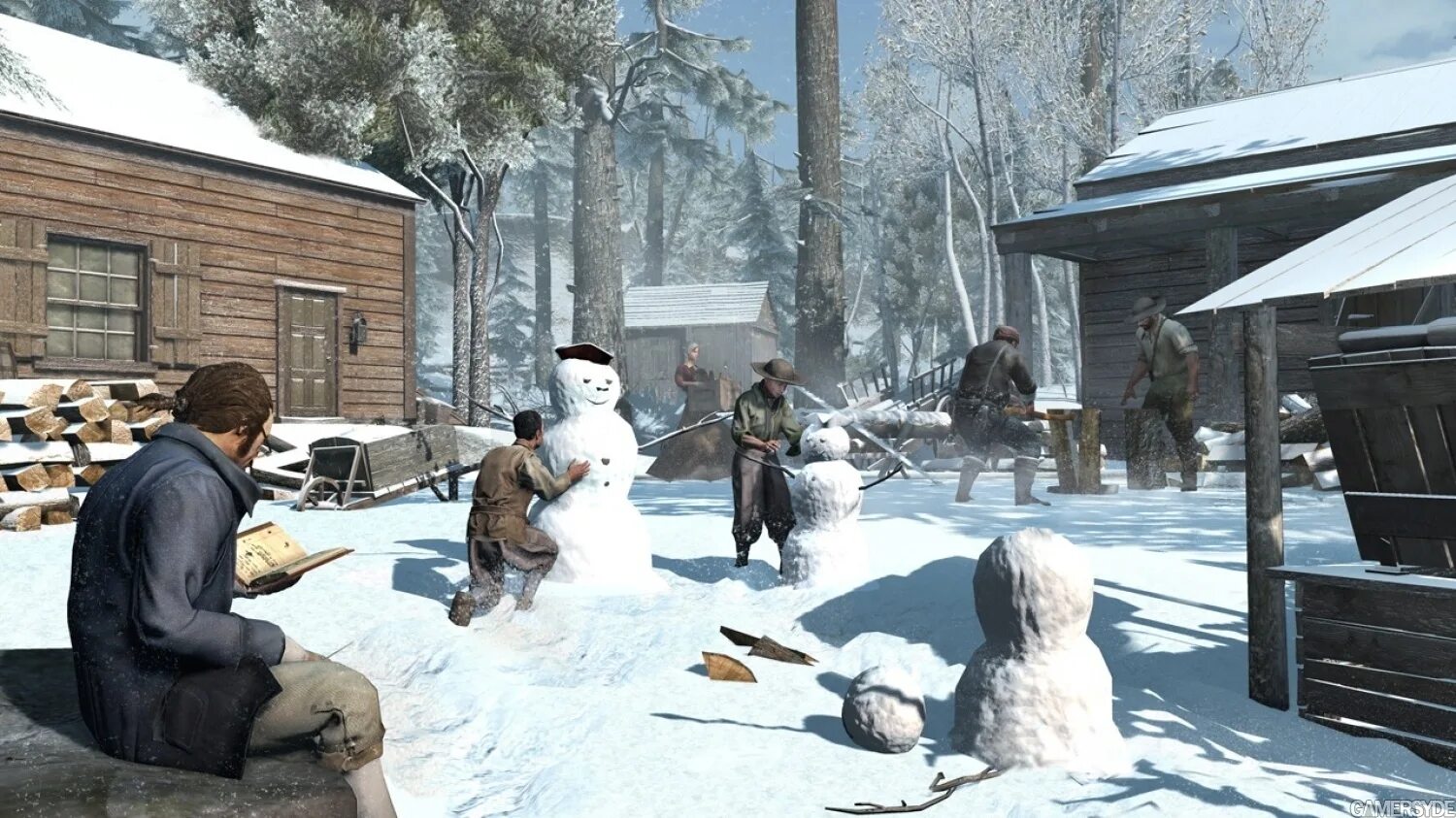 Дата выхода игр март. Ассасин Крид 3. Assassin's Creed 3 зима. Assassin’s Creed 3 (2012). Assassins Creed 3 screenshot.