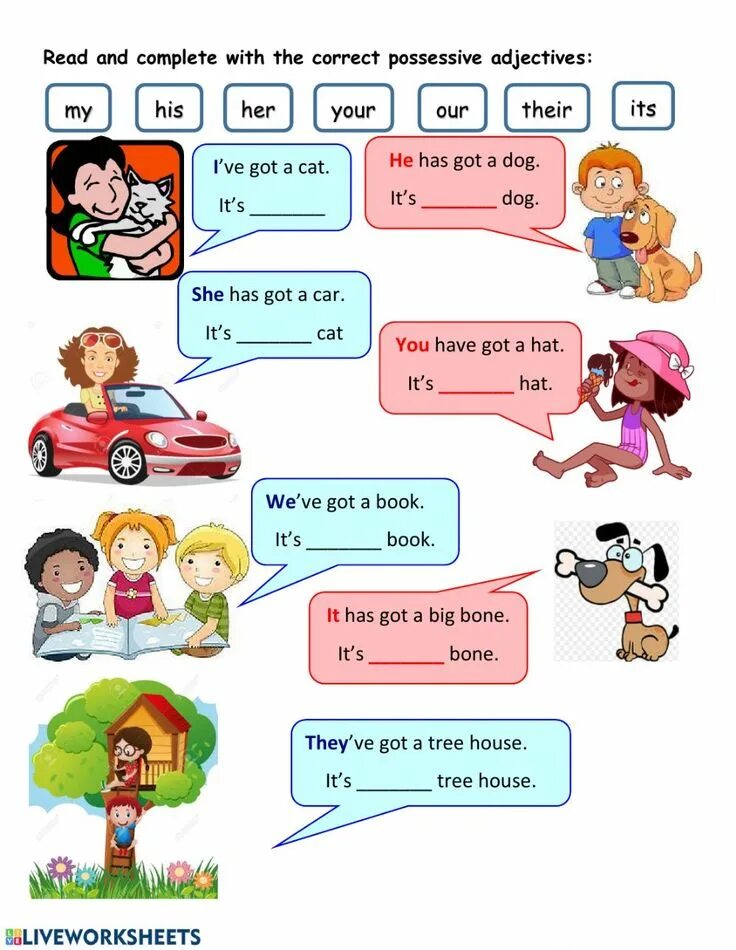 Possessive adjectives 3 класс. Possessive adjectives задания. Притяжательные местоимения Worksheets. Possessive adjectives упражнения для детей. Английский язык 5 класс elementary