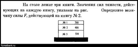 Книга лежит на столе масса книги равна