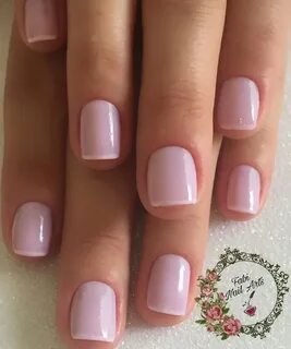 Гель лак на короткие светлый тон