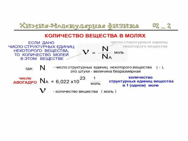 Сколько структурных. Как определить число структурных единиц. число структурных единиц в химии. количество структурных единиц в химии. количество вещества в химии.