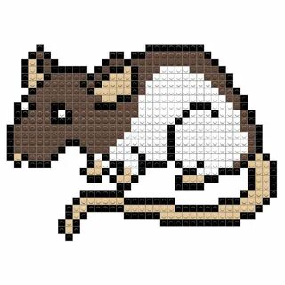 Рисунки мыши по клеточкам маленькие (ФОТО) - detskieru.ru