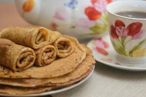 Блины с печенью и рисом рецепт