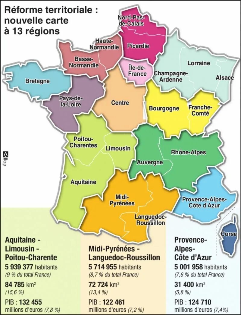 13 Regions de France. Carte de France Regions. Normandie carte de France. La France Regions. Region de france