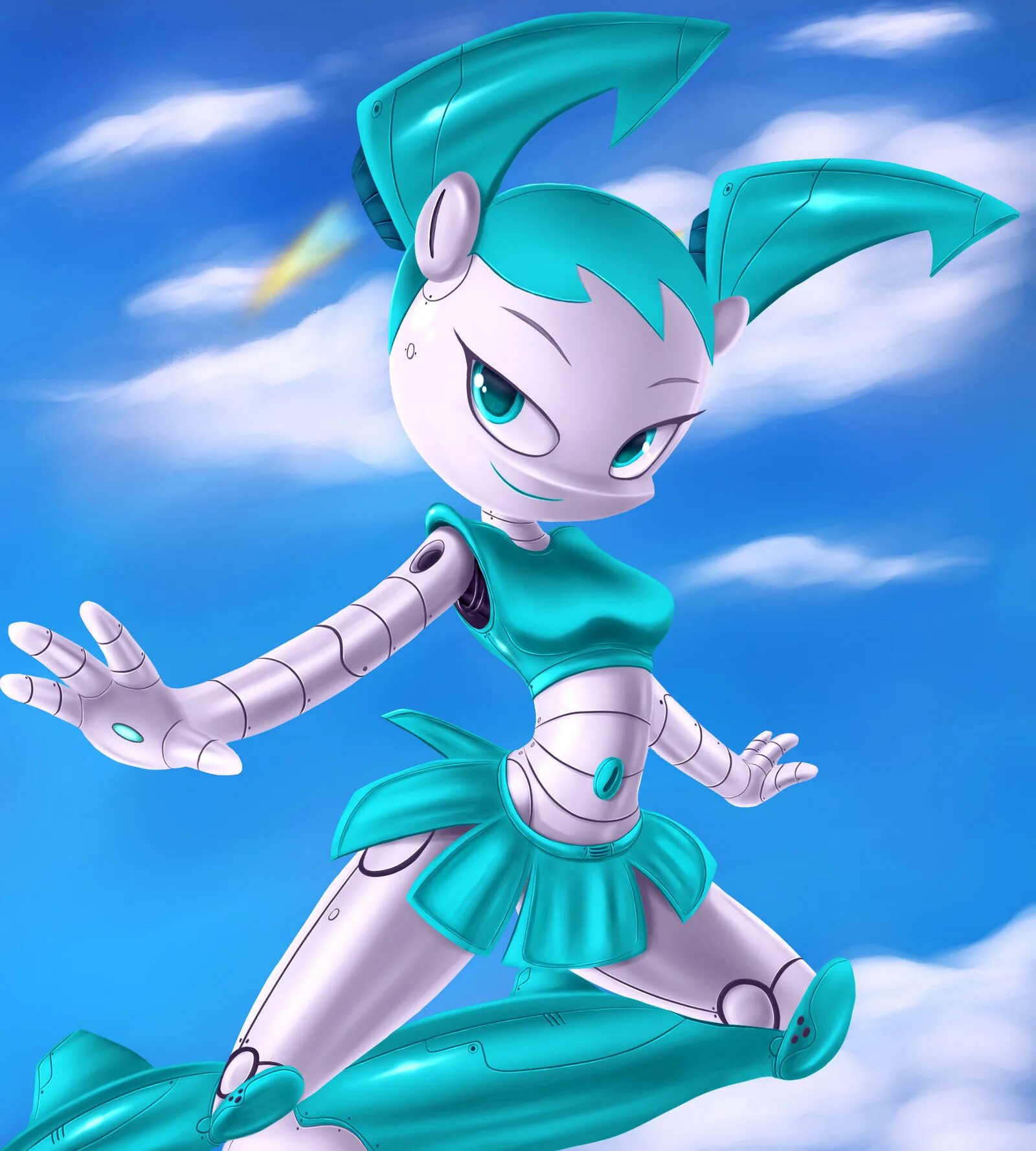 Девочка робот видео. Xj9 jenny. дженни икс-джей-9. дженни xj-9. девочка робот дженни.