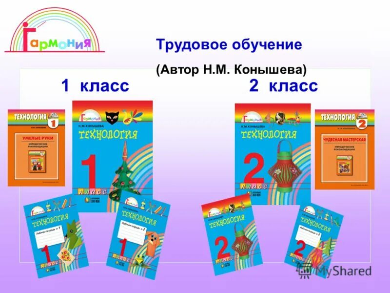 Н.М Конышевой технология УМК Гармония. Учебно методический комплект УМК Гармония. Программа Гармония для начальной школы. УМК Гармония начальная школа.