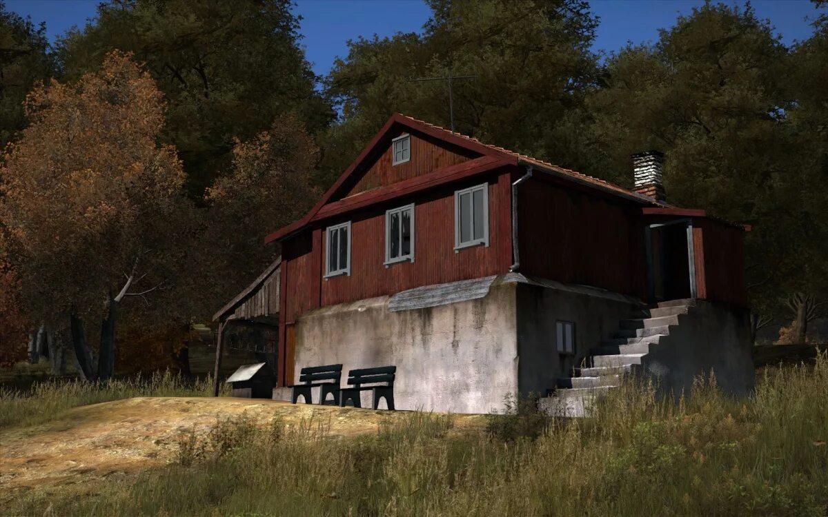 Мод дом друзей. Dayz француз дом. здания dayz standalone. охотничий домик в дейз. красный дом в dayz.