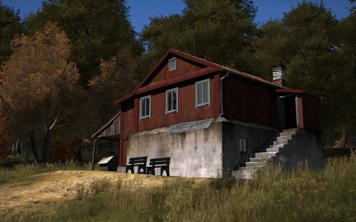 House 2 17. Дом треуголка дэйз. DAYZ француз дом. Охотничий домик дейз. Горелый дом DAYZ.