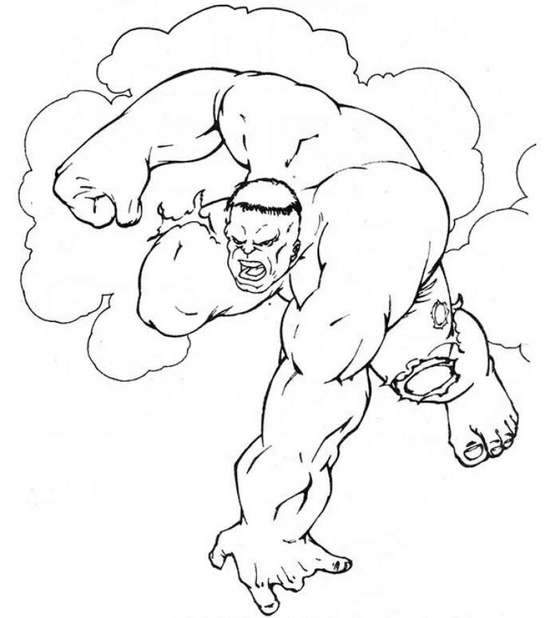 Free Printable Hulk Coloring Pages For Kids Cool2bKids Superhero coloring, Super