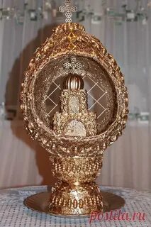 Яйцо из макарон на пасху своими руками