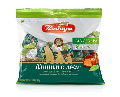 Конфеты победа вкуса мишки в лесу