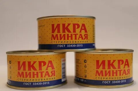 Икра минтая на сковороде