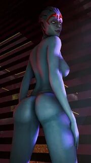 frost 556, asari, samara, mass effect, 3d, 3d (artwork), pose, 1girls, alie...