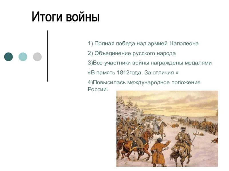 Что позволило русским победить армию наполеона. Итоги войны 1812 года. Итоги войны 1812 года для России. Итоги Победы над Наполеоном.