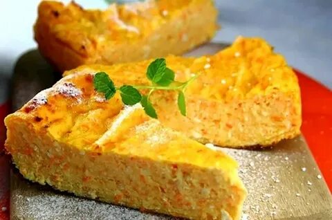 Запеканка из творога и тыквы с манкой