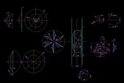 Вентилятор чертеж dwg