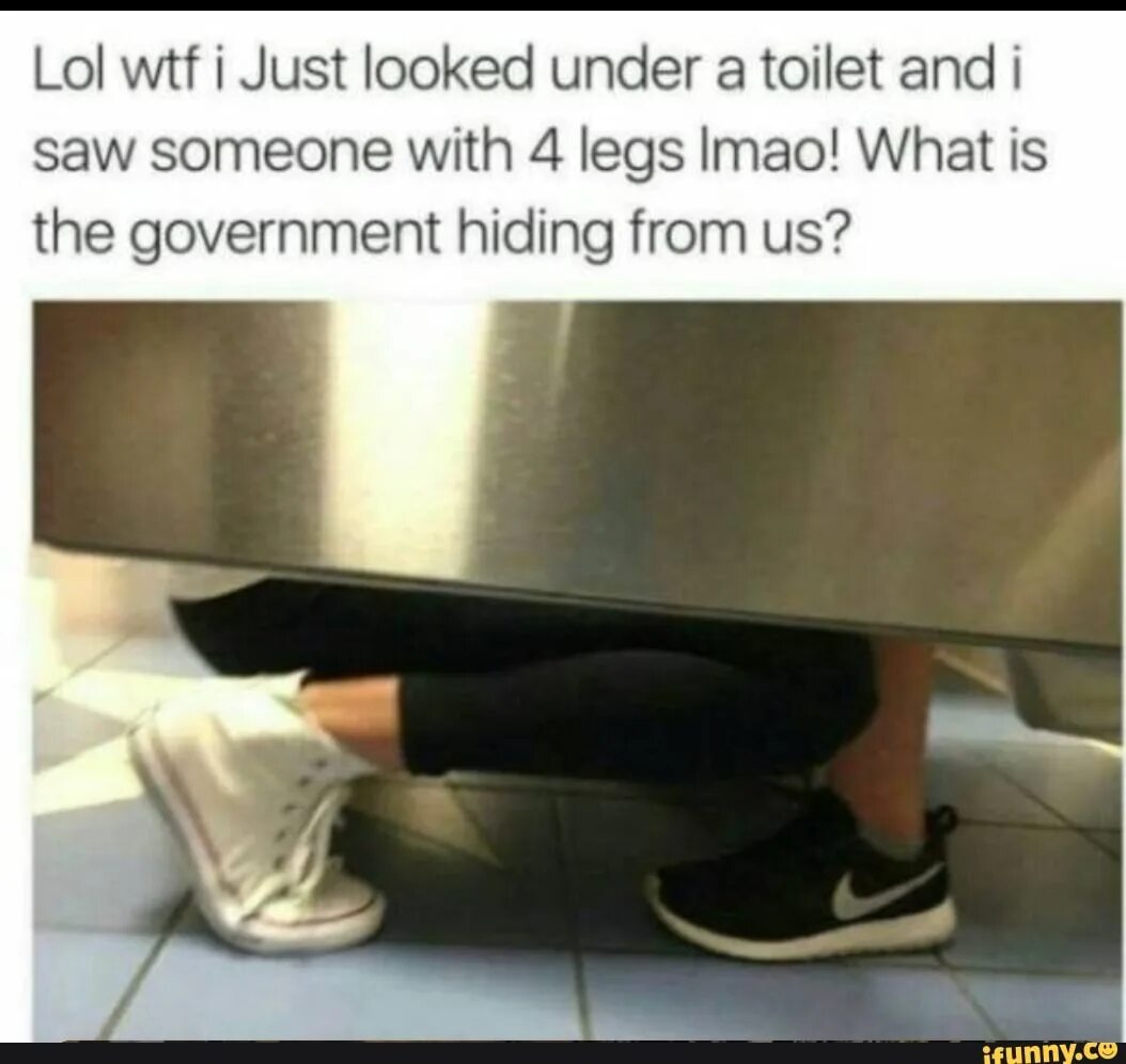 Is he hiding there