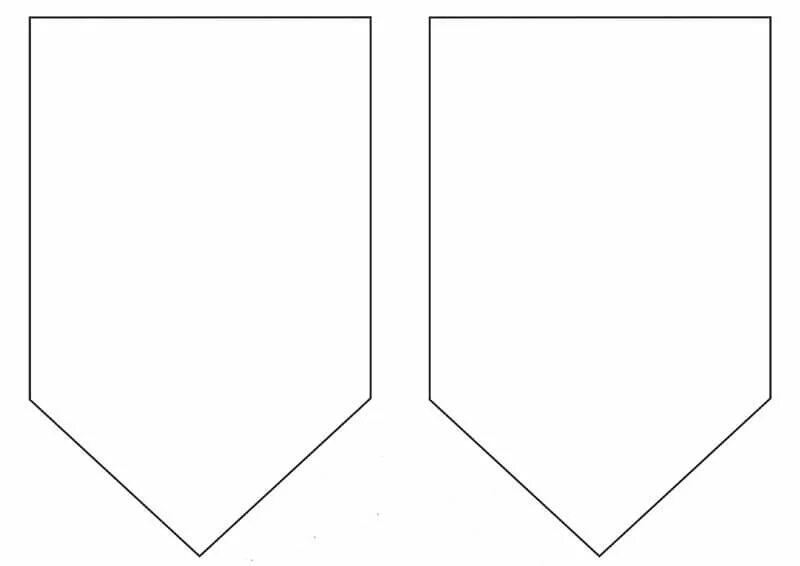 Шаблон флажка для вырезания из бумаги Bunting Flag Banner-Vorlage Papier Flagge png herunterladen 512*512 Kosten
