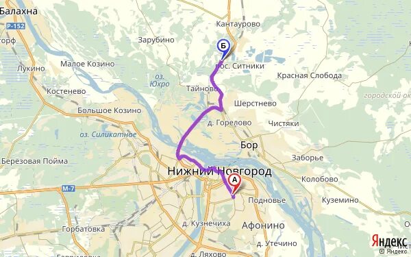 Как доехать до городца из нижнего