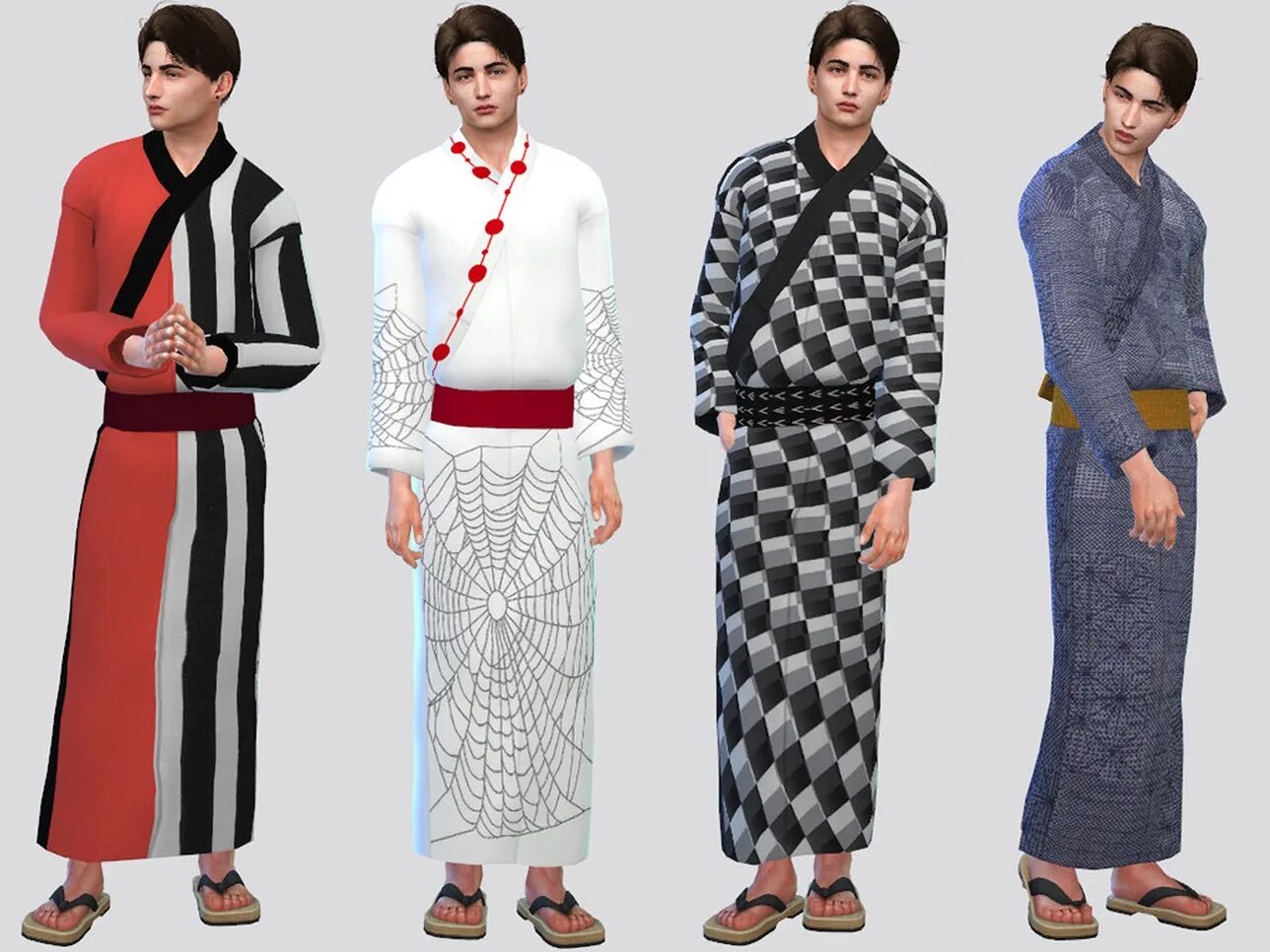 Симс 4 все дополнения 2025. The sims 4 мужская юката. симс 4 кимоно. мужское кимоно симс 4. симс 4 юката для женщин.