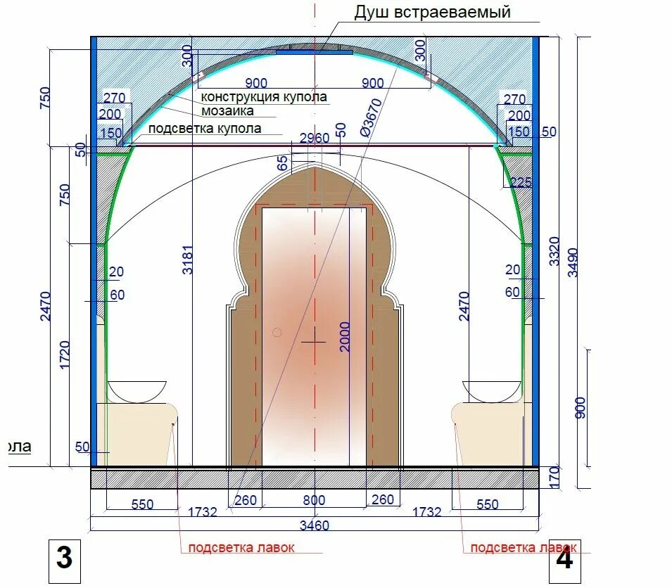 Купол конверт для хамама чертеж. Чертеж арки курны хамам. Вентиляция турецкой бани хамам схема. Конструкция стен хамама чертеж. Объем свода