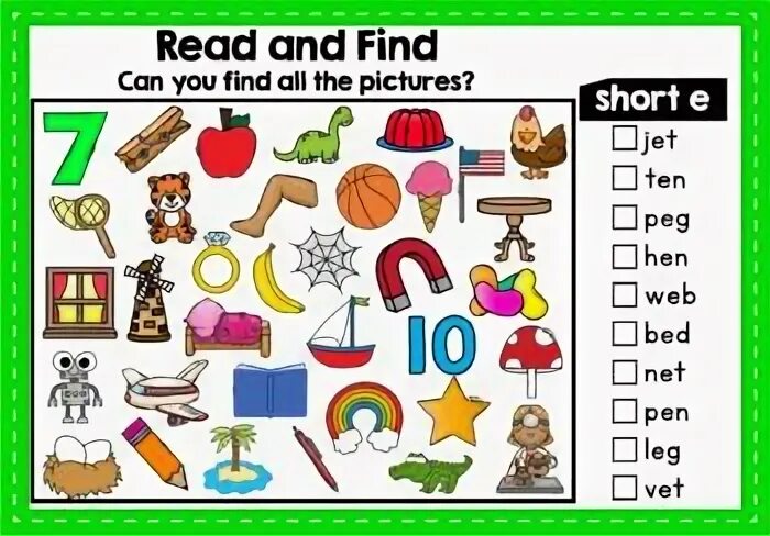 Read and find the you