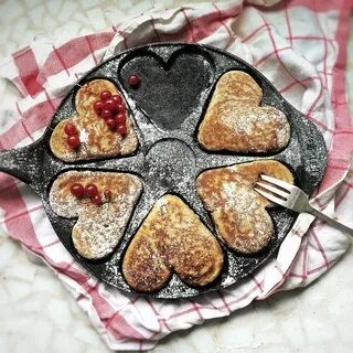 Блины с сердцем