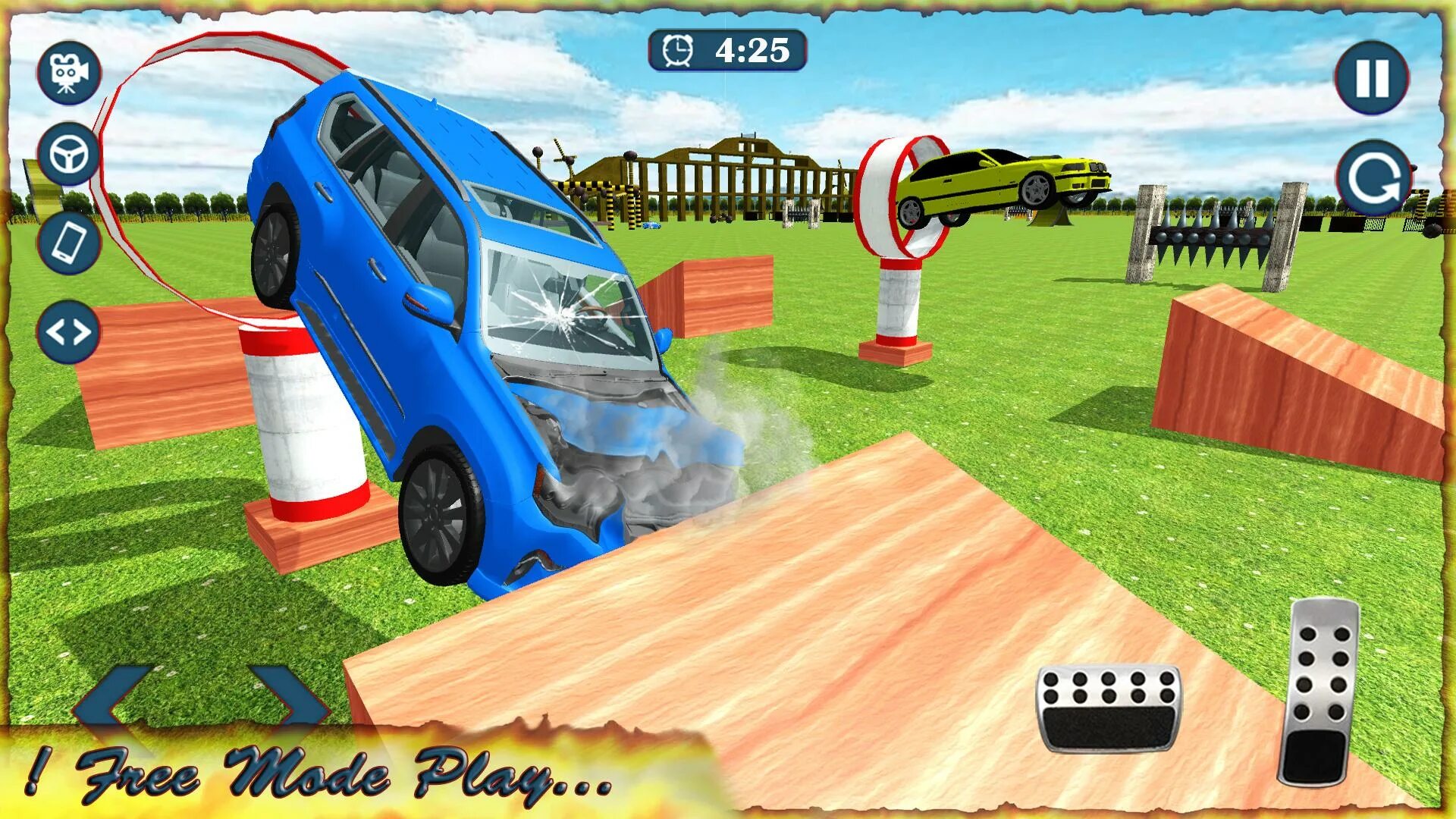 Симулятор автомобильной аварии. Экстрим гонки на машинах. Car stunt crash simulator. Реалистичные аварии. Машина crash stunt car.