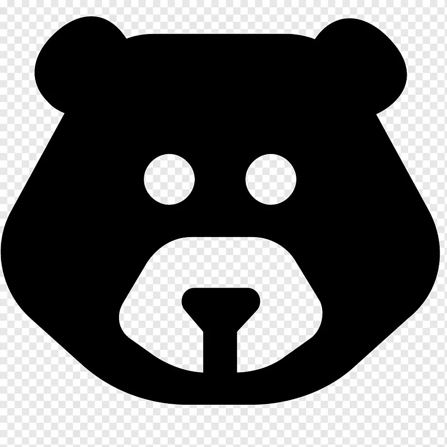 Bear icon. Медведь значок. Голова медведя. Силуэт головы медведя. Силуэт морды медведя.