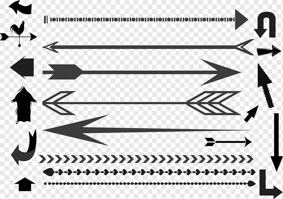 Составляющие стрелки. Стрелки направления. Трафареты стрелок направления. Чертежные стрелки для фотошопа. Виды стрелок указателей.